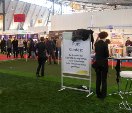 Putting Golfgreen mit Kunstrasen